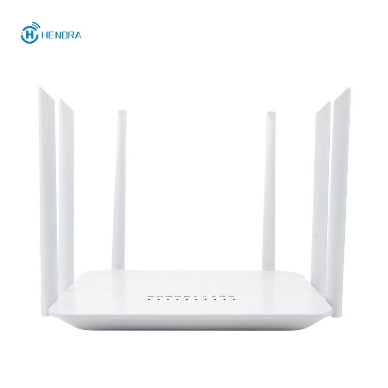 6 Antenna LTE Router Support Sim Card 3G 4G 2.4G+5G 1200MB LAN supported OEM Home Outdoor VPN Router